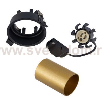 Спот встраиваемый Nowodvorski Mono Slide Gold/Black (Cерия Mono Slide, Цвет Золото/Черный) арт. 10800