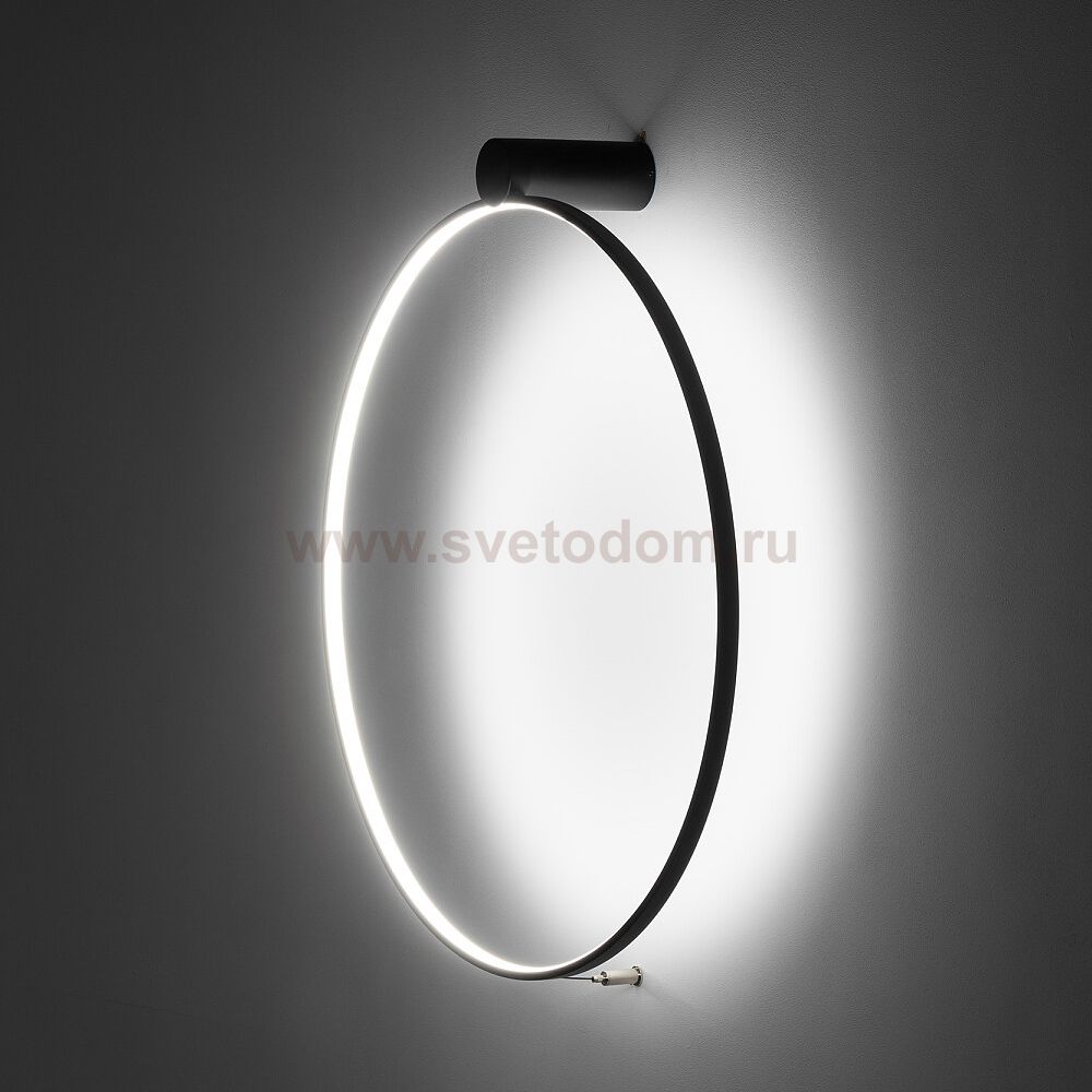 Настенно-потолочный светильник Nowodvorski Circolo Led M Black (Cерия Circolo Led M, Цвет Черный) арт. 10815