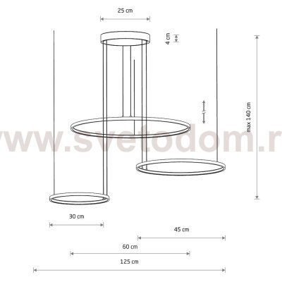Подвесная люстра Nowodvorski Circolo Led Black (Cерия Circolo Led, Цвет Черный) арт. 10817