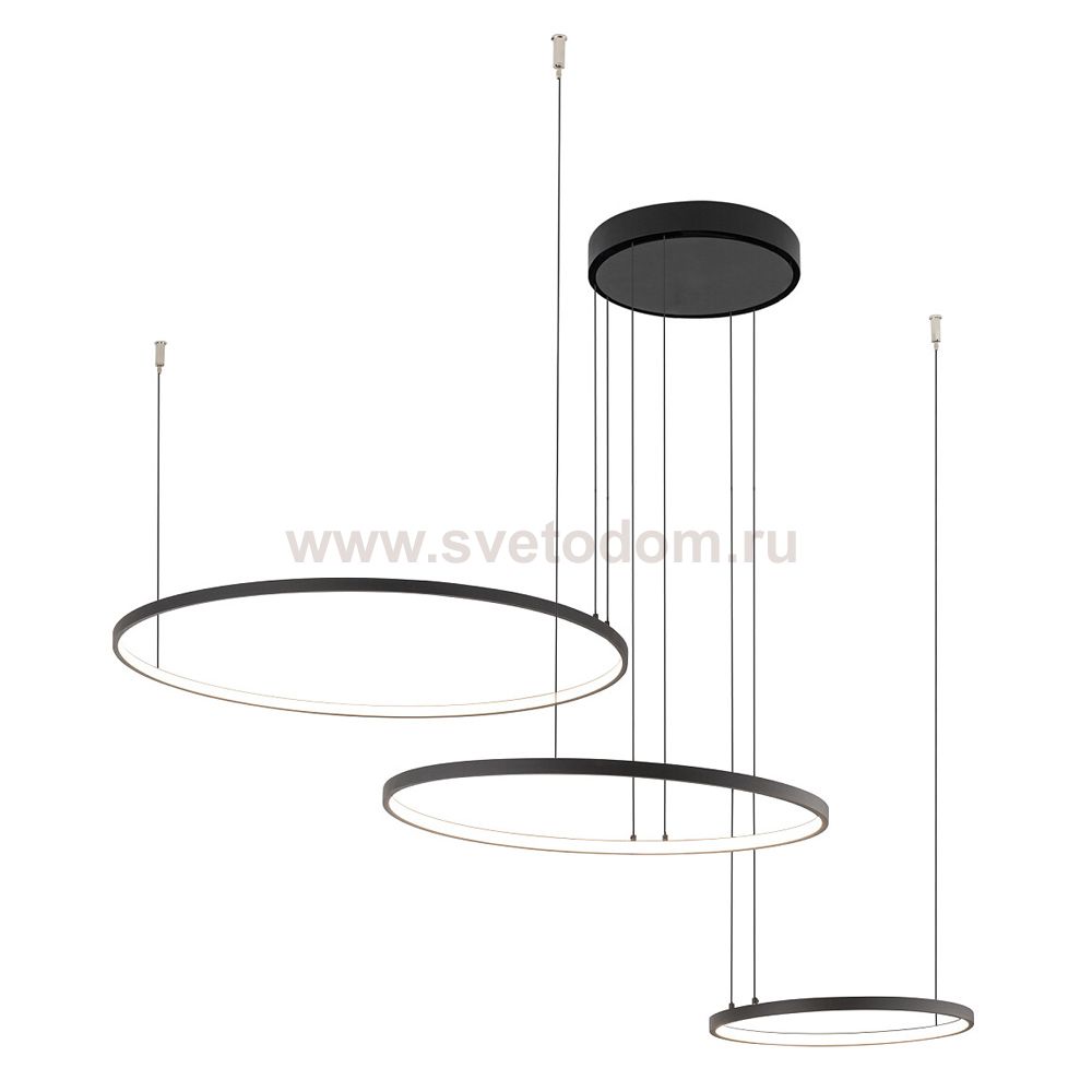 Подвесная люстра Nowodvorski Circolo Led Black (Cерия Circolo Led, Цвет Черный) арт. 10817