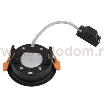 Встраиваемый светильник Nowodvorski Uno S Black (Cерия Uno S, Цвет Черный) арт. 10841