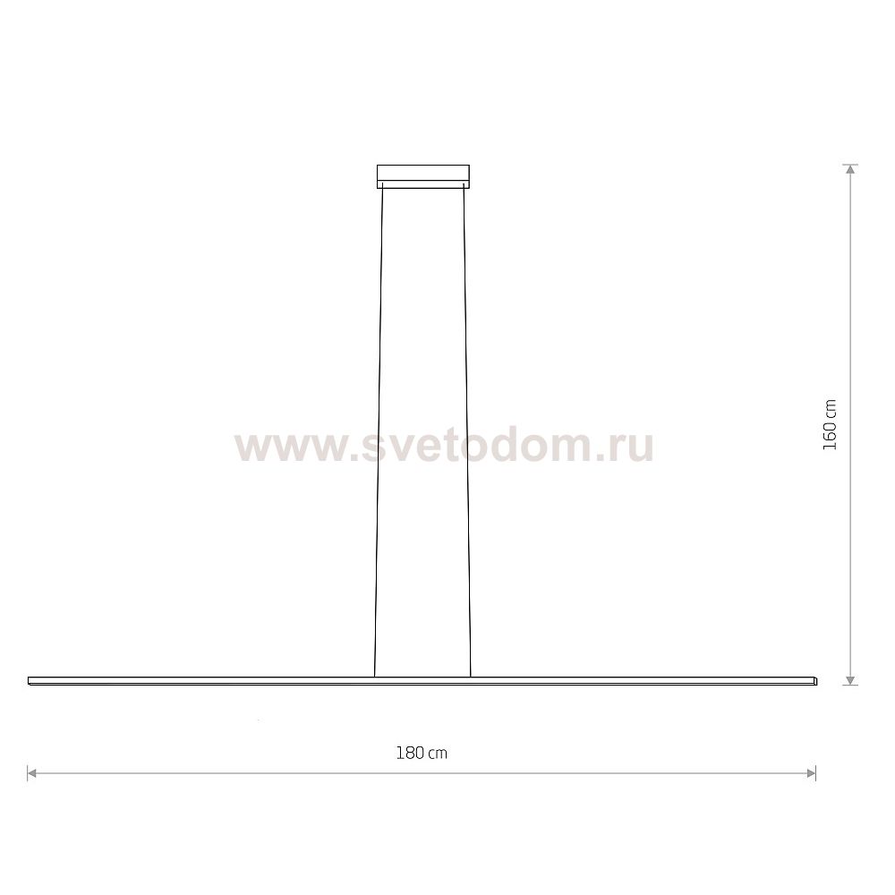 Подвесной светильник Nowodvorski Bar Led L Black (Cерия Bar Led L, Цвет Черный) арт. 10850