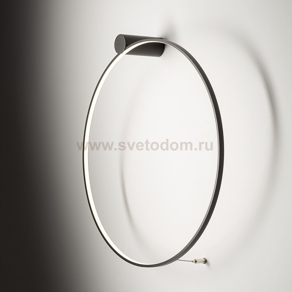 Настенно-потолочный светильник Nowodvorski Circolo Led M Black (Cерия Circolo Led M, Цвет Черный) арт. 10865