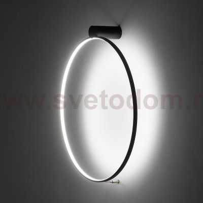 Настенно-потолочный светильник Nowodvorski Circolo Led M Black (Cерия Circolo Led M, Цвет Черный) арт. 10865