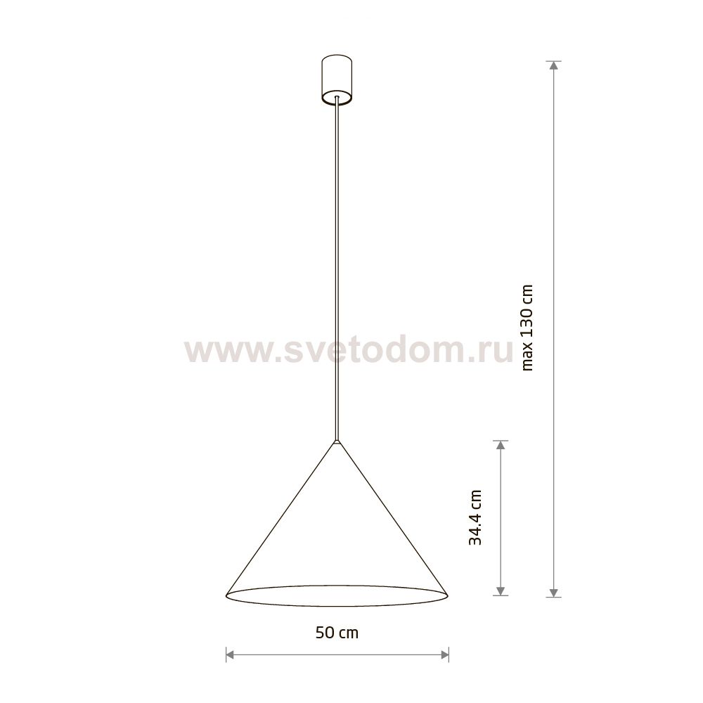 Подвесной светильник Nowodvorski Zenith L Gray (Cерия Zenith L, Цвет Серый) арт. 10872