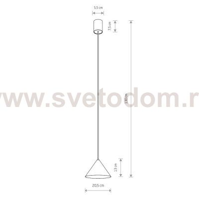 Подвесной светильник Nowodvorski Zenith S Gray (Cерия Zenith S, Цвет Серый) арт. 10881