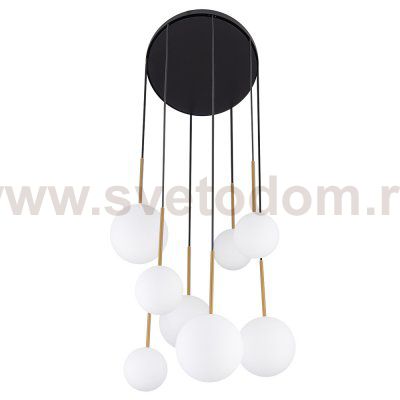 Люстра подвесная Nowodvorski Karo Black/Satine Gold (Cерия Karo, Цвет Черный/Сатиновое золото) арт. 10934