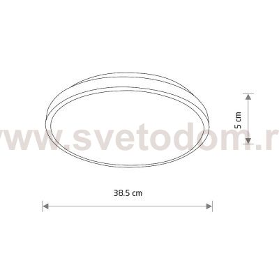 Потолочный cветильник Nowodvorski Agnes Round Led Pro Black (Cерия Agnes Led Pro, Модель круглая, Цвет Черный) арт. 10972