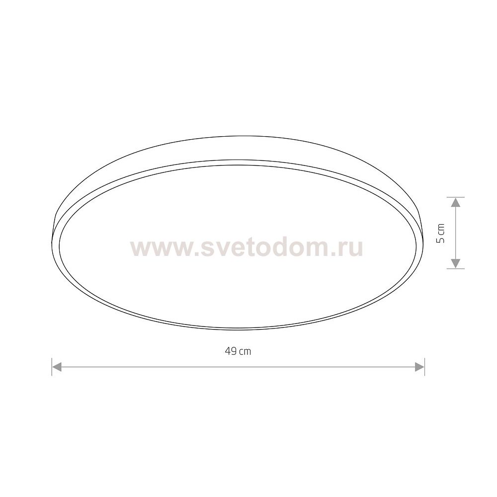 Потолочный cветильник Nowodvorski Agnes Round Led Pro Black (Cерия Agnes Led Pro, Модель круглая, Цвет Черный) арт. 10973