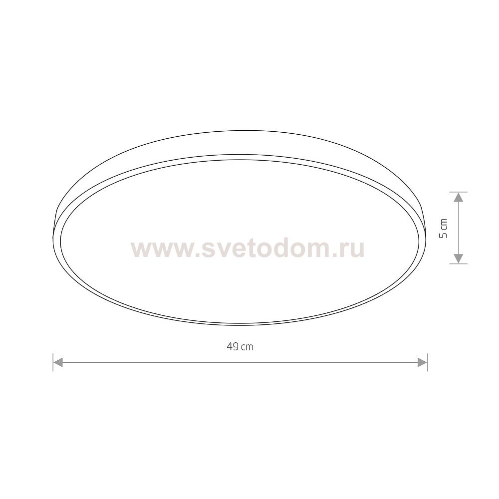 Потолочный cветильник Nowodvorski Agnes Round Led Pro White (Cерия Agnes Led Pro, Модель круглая, Цвет Белый) арт. 10980