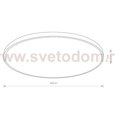 Потолочный cветильник Nowodvorski Agnes Round Led Pro White (Cерия Agnes Led Pro, Модель круглая, Цвет Белый) арт. 10982