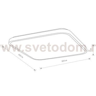 Потолочный cветильник Nowodvorski Agnes Square Led Pro Black (Cерия Agnes Led Pro, Модель квадратная, Цвет Черный) арт. 10988