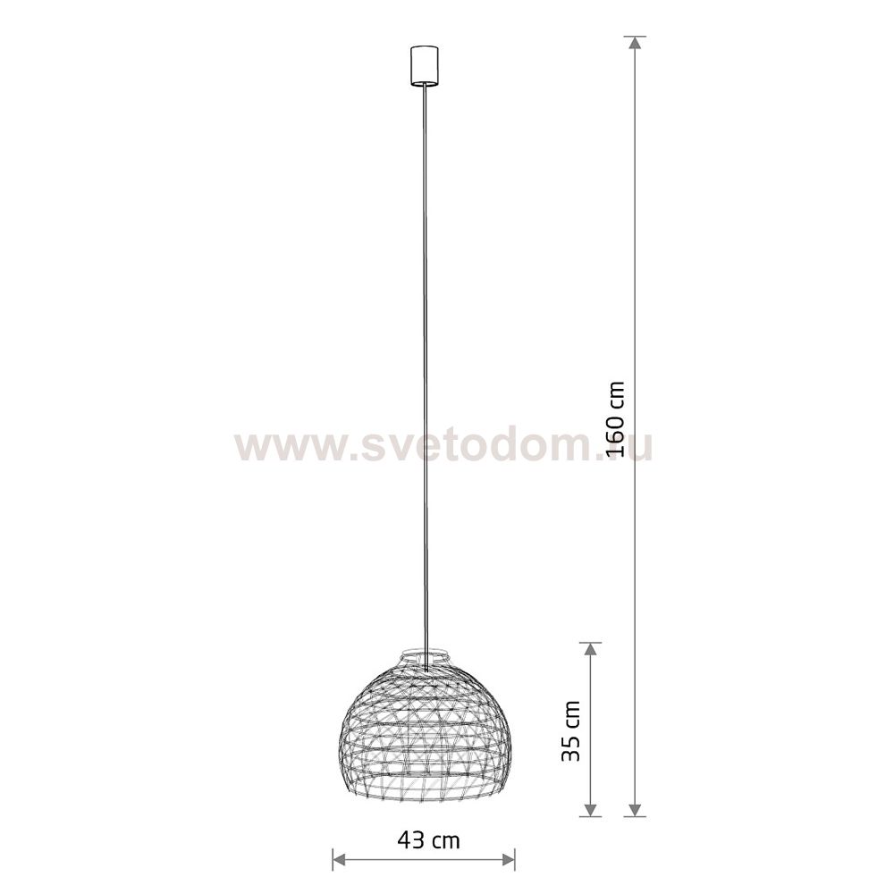 Подвесная люстра Nowodvorski Boho M Wood (Cерия Boho M, Цвет Дерево) арт. 11151