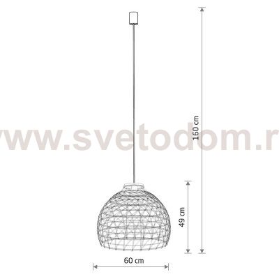 Подвесная люстра Nowodvorski Boho L Wood (Cерия Boho L, Цвет Дерево) арт. 11152