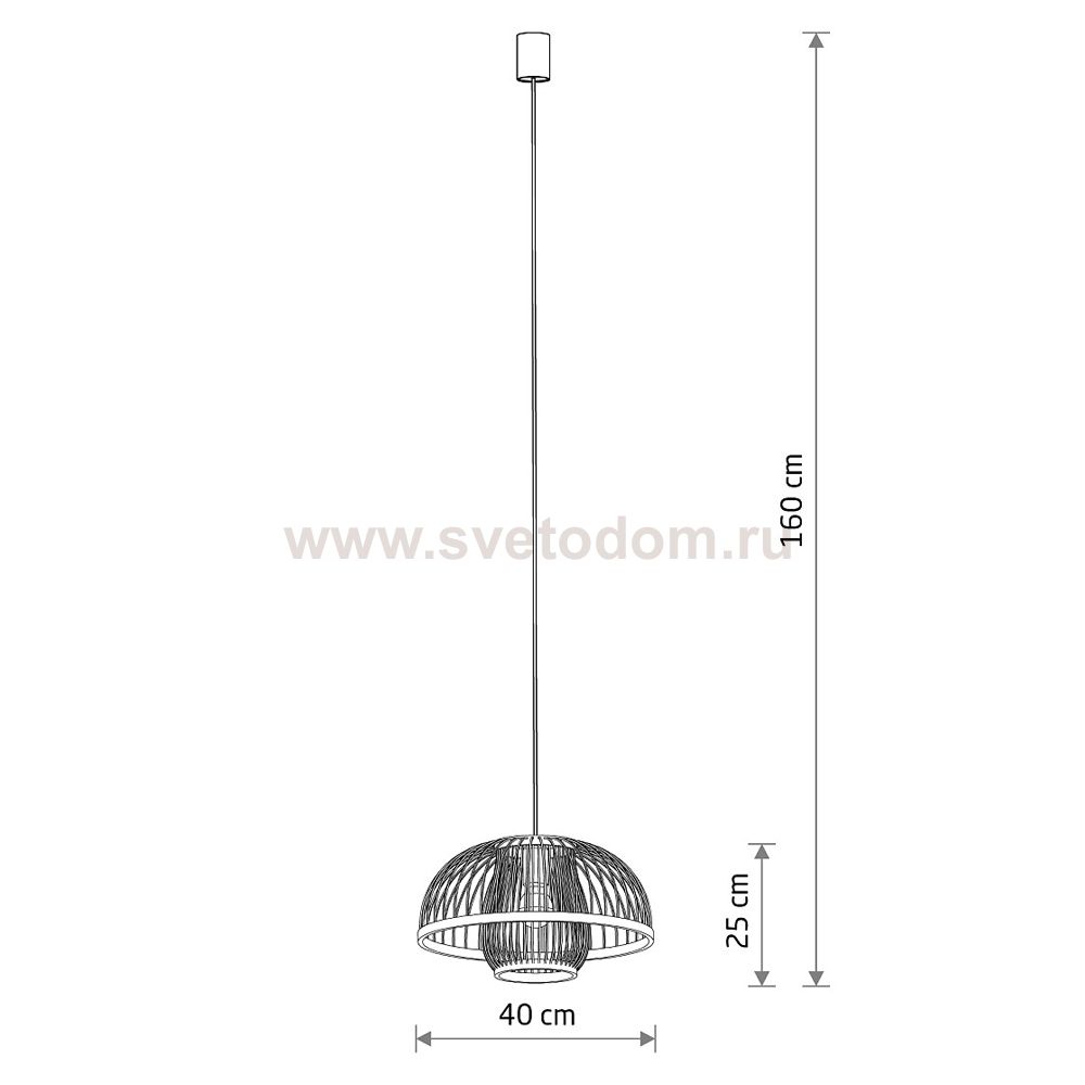 Подвесная люстра Nowodvorski Krabi Wood (Cерия Krabi, Цвет Дерево) арт. 11158