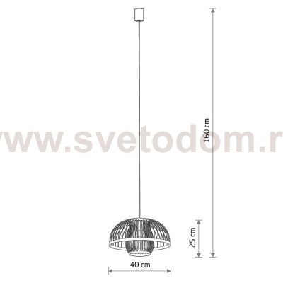 Подвесная люстра Nowodvorski Krabi Wood (Cерия Krabi, Цвет Дерево) арт. 11158