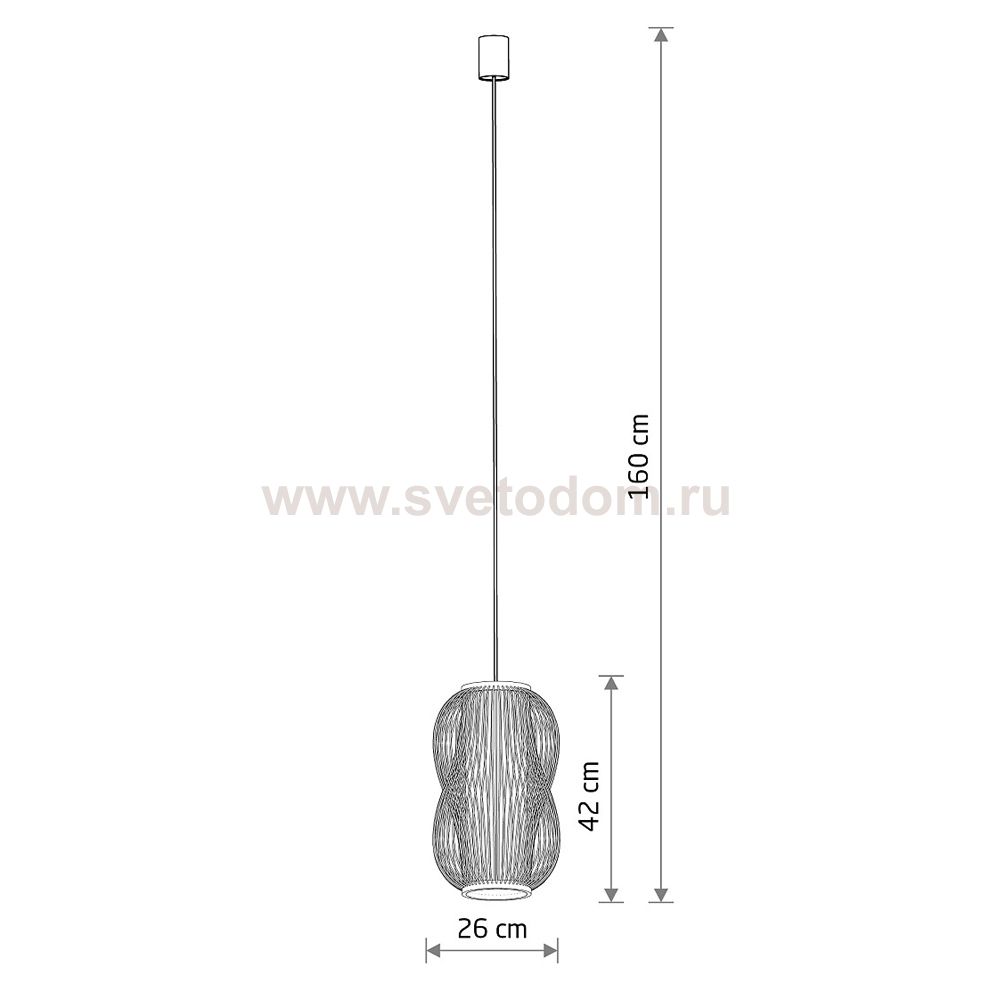 Подвесная люстра Nowodvorski Puket M Wood (Cерия Puket M, Цвет Дерево) арт. 11161