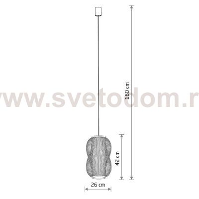 Подвесная люстра Nowodvorski Puket M Wood (Cерия Puket M, Цвет Дерево) арт. 11161