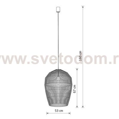 Подвесная люстра Nowodvorski Haiti L Wood (Cерия Haiti L, Цвет Дерево) арт. 11168