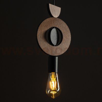 Подвесная люстра Nowodvorski Drops Wood D Wood (Cерия Drops Wood D, Цвет Дерево) арт. 11176