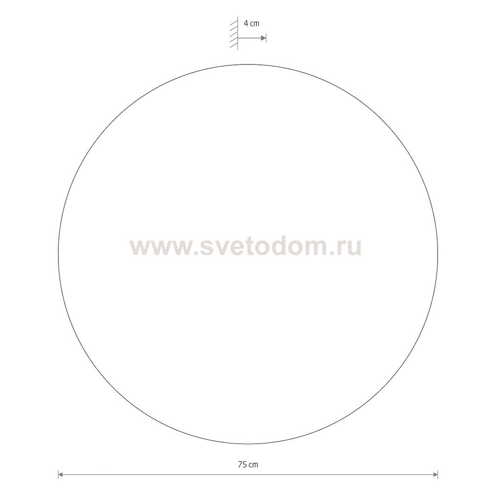 Настенный светильник Nowodvorski Ring Timber Led XXL Wood (Cерия Ring Timber Led XXL, Цвет Дерево) арт. 11178
