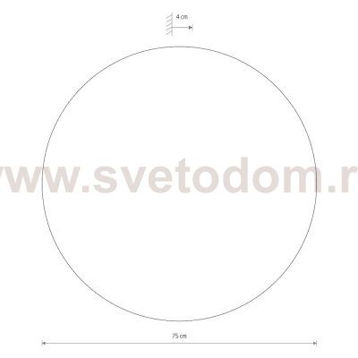 Настенный светильник Nowodvorski Ring Timber Led XXL Wood (Cерия Ring Timber Led XXL, Цвет Дерево) арт. 11178
