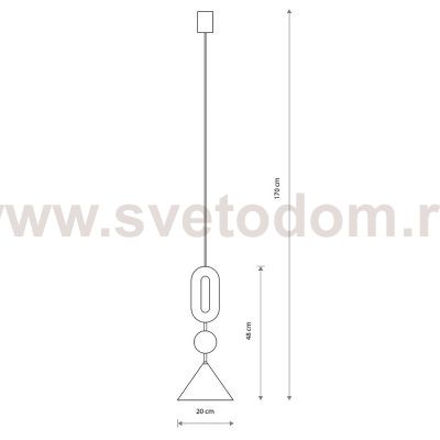 Подвесная люстра Nowodvorski Серия Drops (Дропс) Цвет Beige/Terracotta (Бежевый/Терракот) арт. 11192