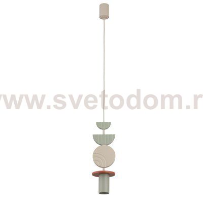 Подвесная люстра Nowodvorski Серия Drops (Дропс) Цвет Sage green/Beige (Зеленый/Бежевый) арт. 11193