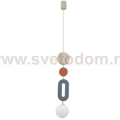Подвесная люстра Nowodvorski Серия Drops (Дропс) Цвет Umbra blue/Beige (Темно-синий/Бежевый) арт. 11195
