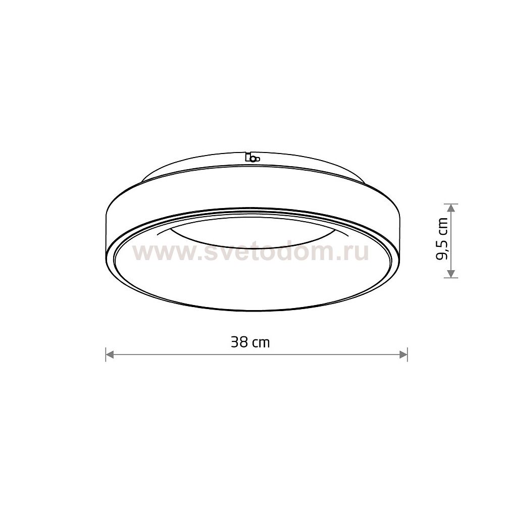 Потолочный cветильник Nowodvorski Nikki Round Led White (Cерия Nikki Led, Модель круглая, Цвет Белый) арт. 11206