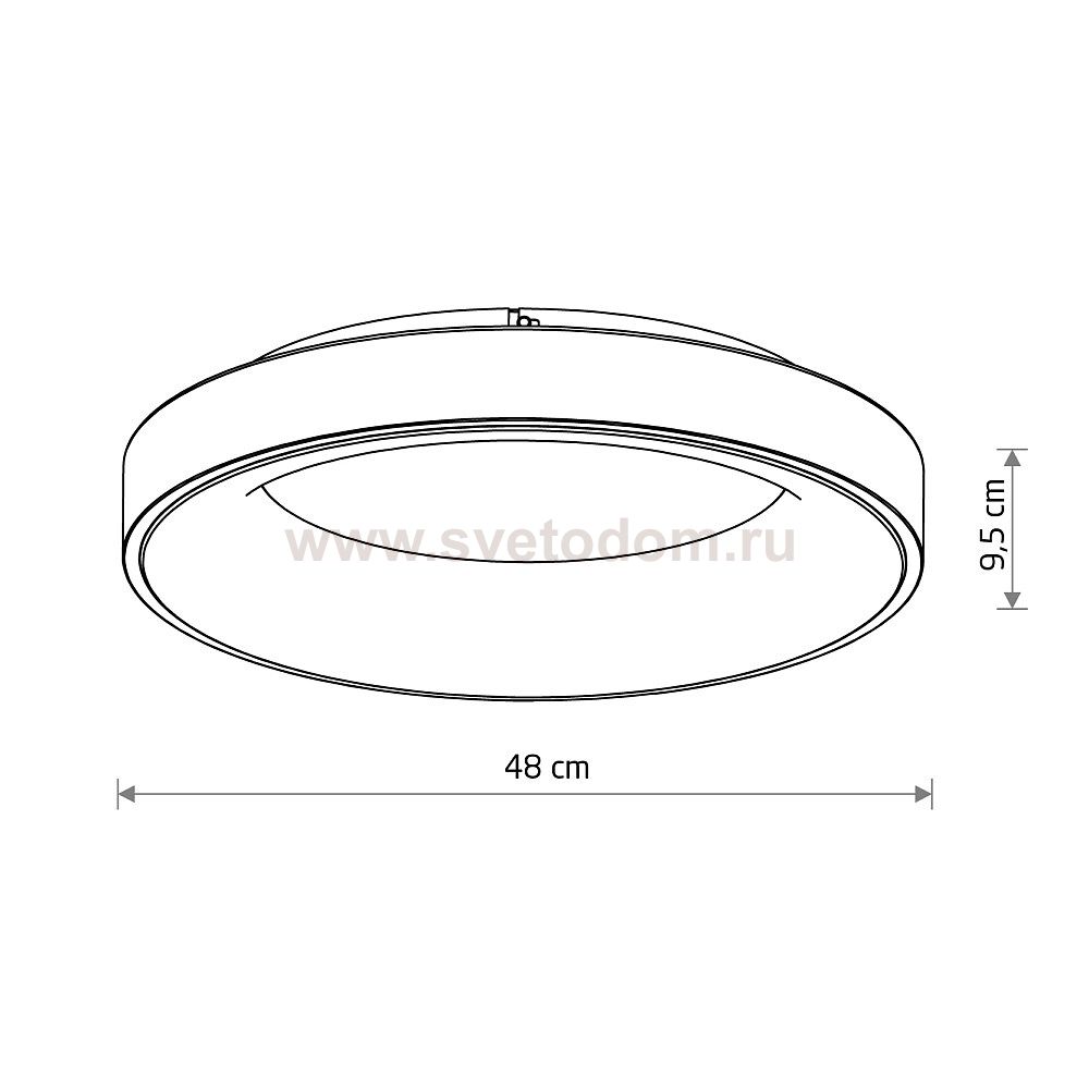Потолочный cветильник Nowodvorski Nikki Round Led White (Cерия Nikki Led, Модель круглая, Цвет Белый) арт. 11207