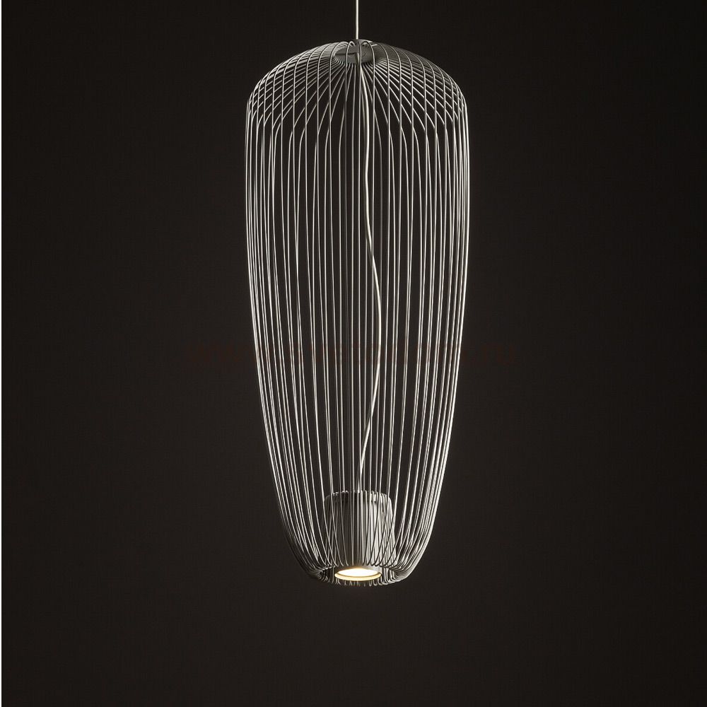 Подвесная люстра Nowodvorski Pumpkin S Silk Gray (Cерия Pumpkin S, Цвет Шелковый серый) арт. 11242