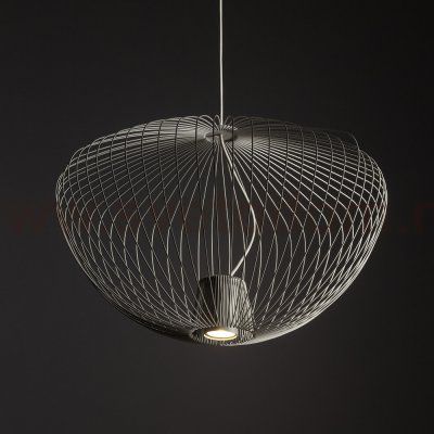 Подвесная люстра Nowodvorski Pumpkin M Silk Gray (Cерия Pumpkin M, Цвет Шелковый серый) арт. 11244