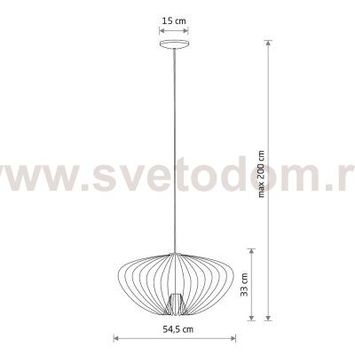 Подвесная люстра Nowodvorski Pumpkin M Umbra Gray (Cерия Pumpkin M, Цвет Темно-серый) арт. 11245