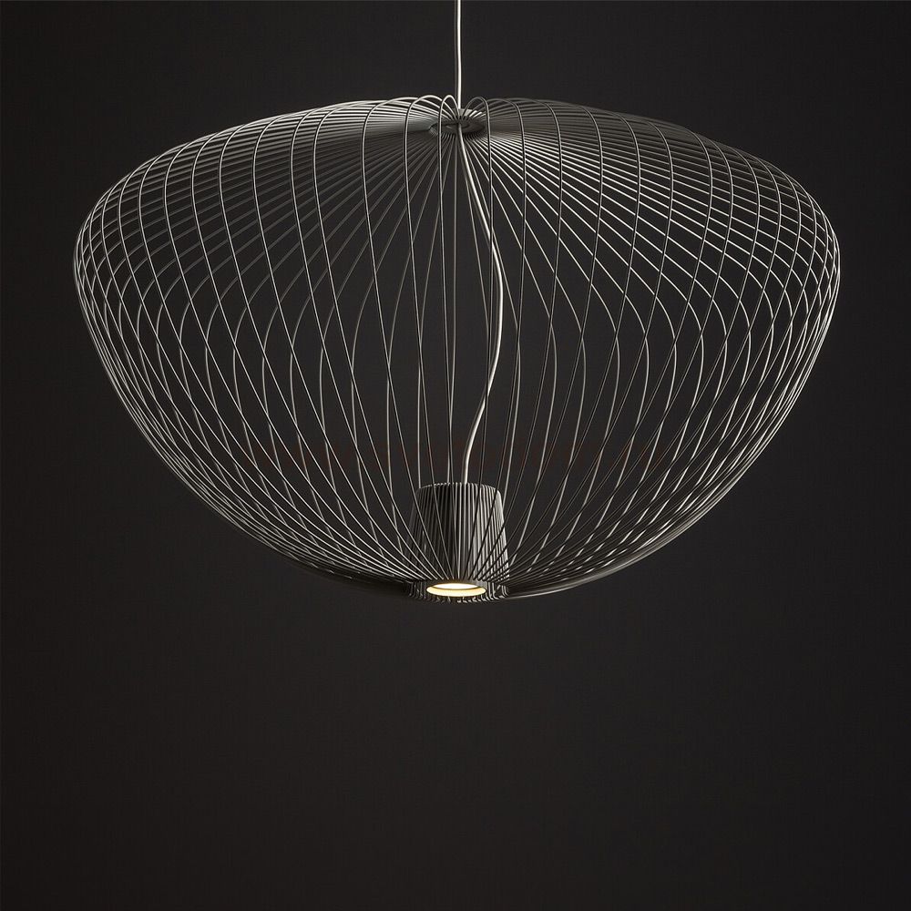 Подвесная люстра Nowodvorski Pumpkin L Silk Gray (Cерия Pumpkin L, Цвет Шелковый серый) арт. 11251