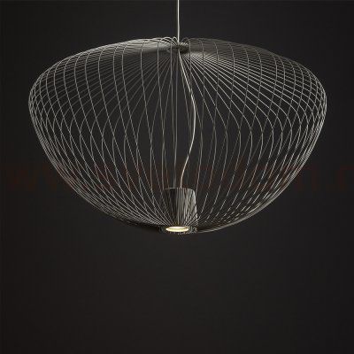 Подвесная люстра Nowodvorski Pumpkin L Silk Gray (Cерия Pumpkin L, Цвет Шелковый серый) арт. 11251