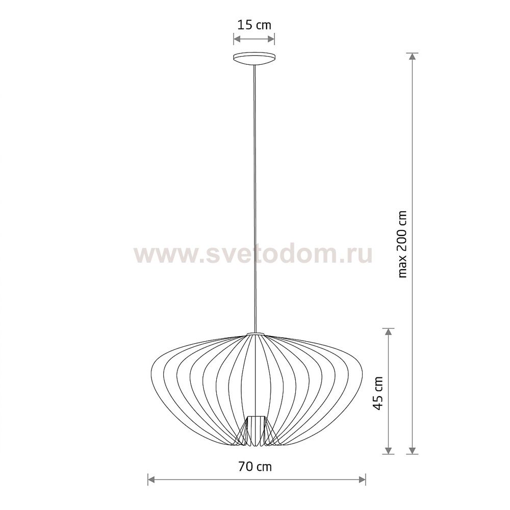 Подвесная люстра Nowodvorski Pumpkin L Silk Gray (Cерия Pumpkin L, Цвет Шелковый серый) арт. 11251