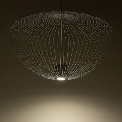 Подвесная люстра Nowodvorski Pumpkin L Silk Gray (Cерия Pumpkin L, Цвет Шелковый серый) арт. 11251