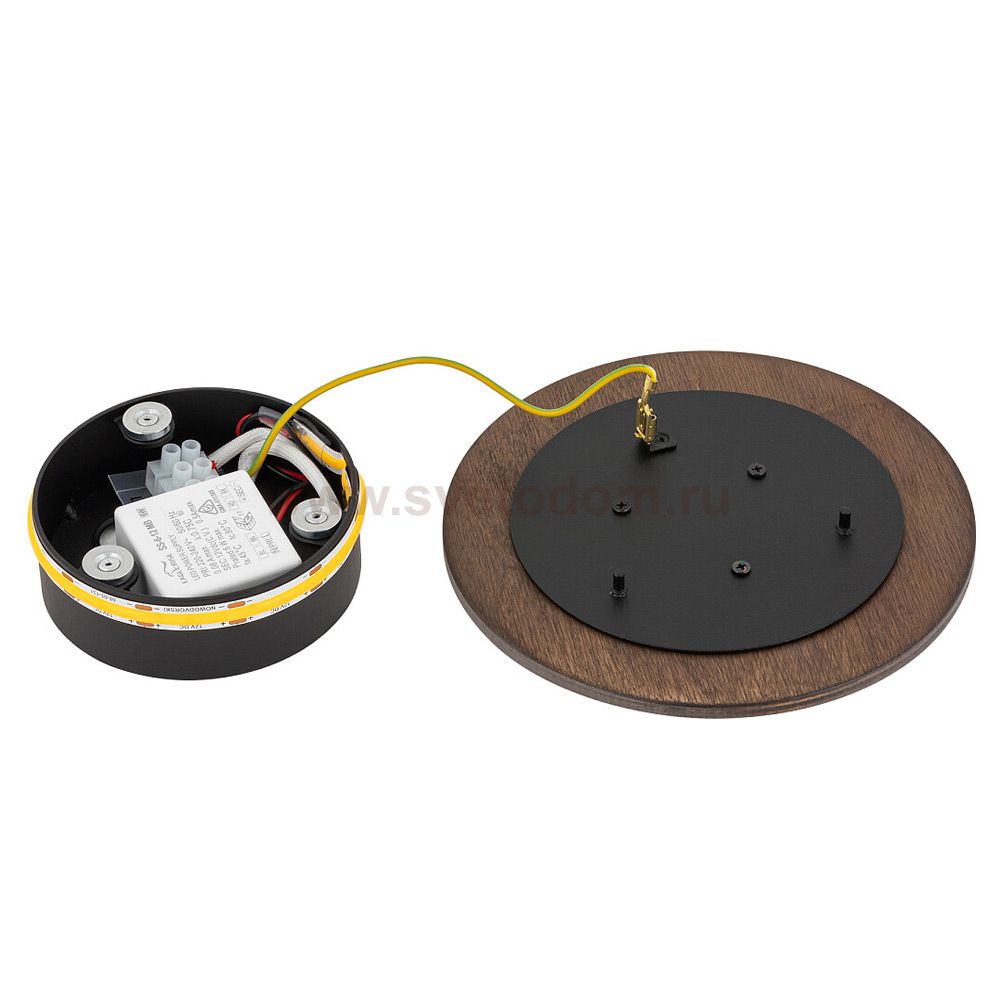 Настенный светильник Nowodvorski Ring Timber Led S Wood (Cерия Ring Timber Led S, Цвет Дерево) арт. 11288