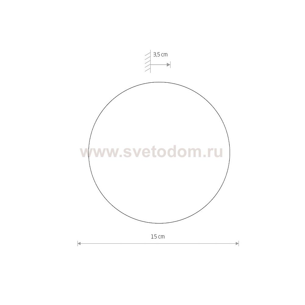 Настенный светильник Nowodvorski Ring Timber Led S Wood (Cерия Ring Timber Led S, Цвет Дерево) арт. 11288