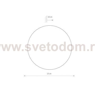 Настенный светильник Nowodvorski Ring Timber Led S Wood (Cерия Ring Timber Led S, Цвет Дерево) арт. 11288