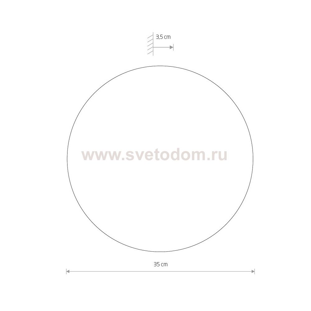 Настенный светильник Nowodvorski Ring Timber Led L Wood (Cерия Ring Timber Led L, Цвет Дерево) арт. 11291