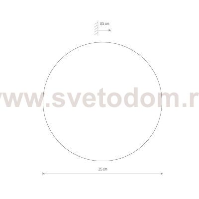 Настенный светильник Nowodvorski Ring Timber Led L Wood (Cерия Ring Timber Led L, Цвет Дерево) арт. 11291