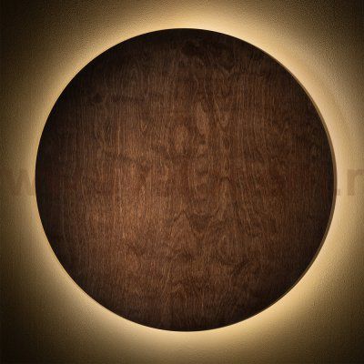 Настенный светильник Nowodvorski Ring Timber Led XL Wood (Cерия Ring Timber Led XL, Цвет Темное дерево) арт. 11292