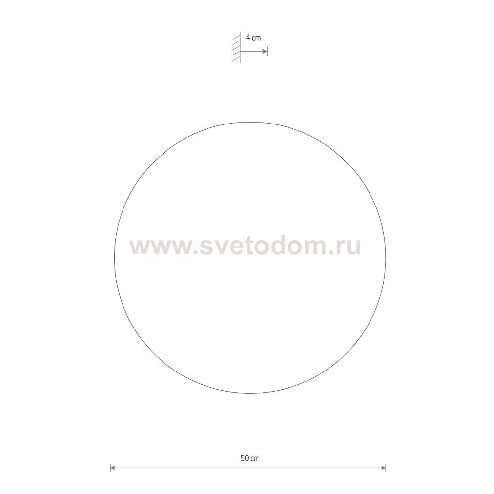 Настенный светильник Nowodvorski Ring Timber Led XL Wood (Cерия Ring Timber Led XL, Цвет Темное дерево) арт. 11292