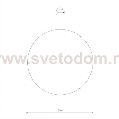 Настенный светильник Nowodvorski Ring Timber Led XL Wood (Cерия Ring Timber Led XL, Цвет Темное дерево) арт. 11292