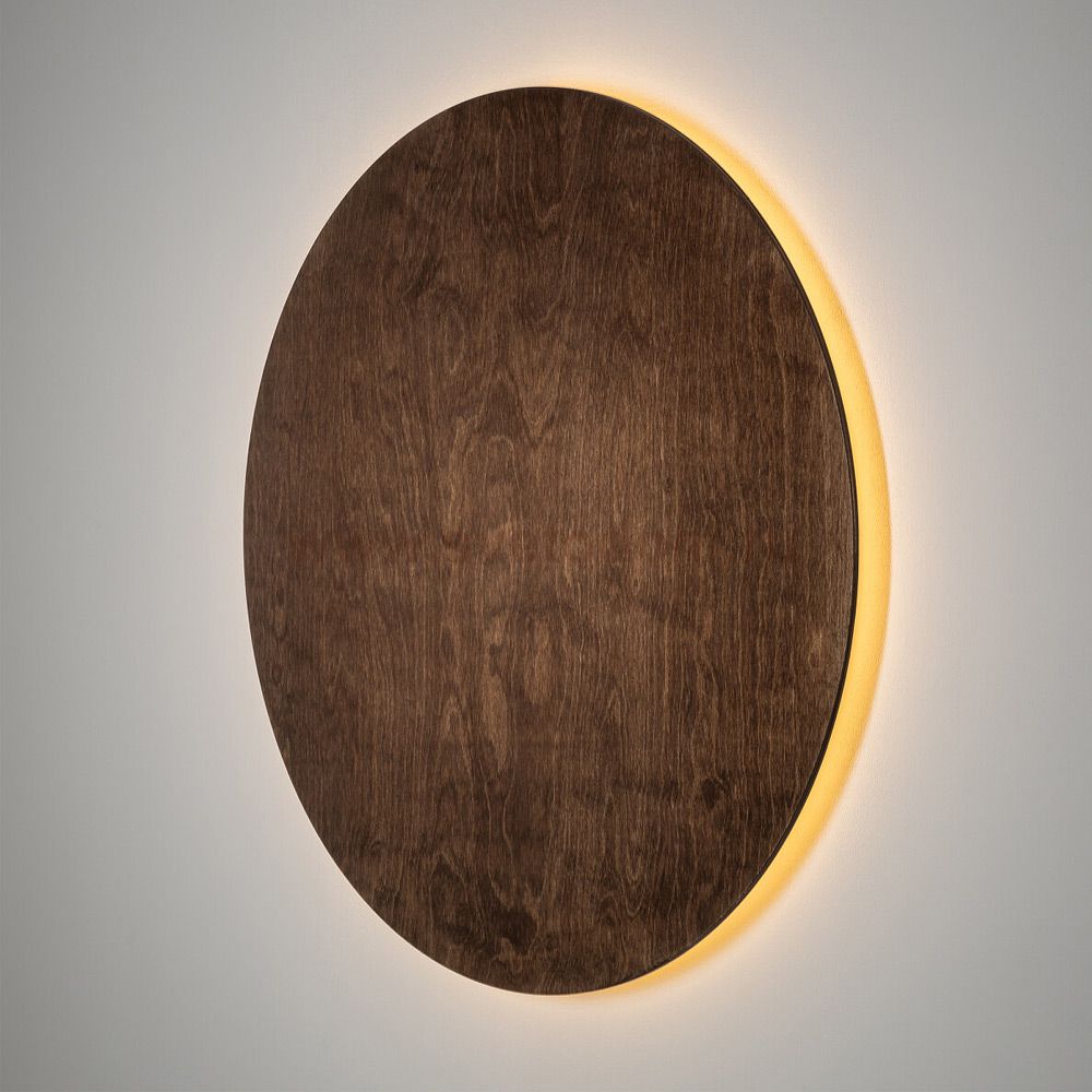 Настенный светильник Nowodvorski Ring Timber Led XL Wood (Cерия Ring Timber Led XL, Цвет Темное дерево) арт. 11292