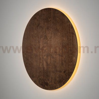 Настенный светильник Nowodvorski Ring Timber Led XL Wood (Cерия Ring Timber Led XL, Цвет Темное дерево) арт. 11292