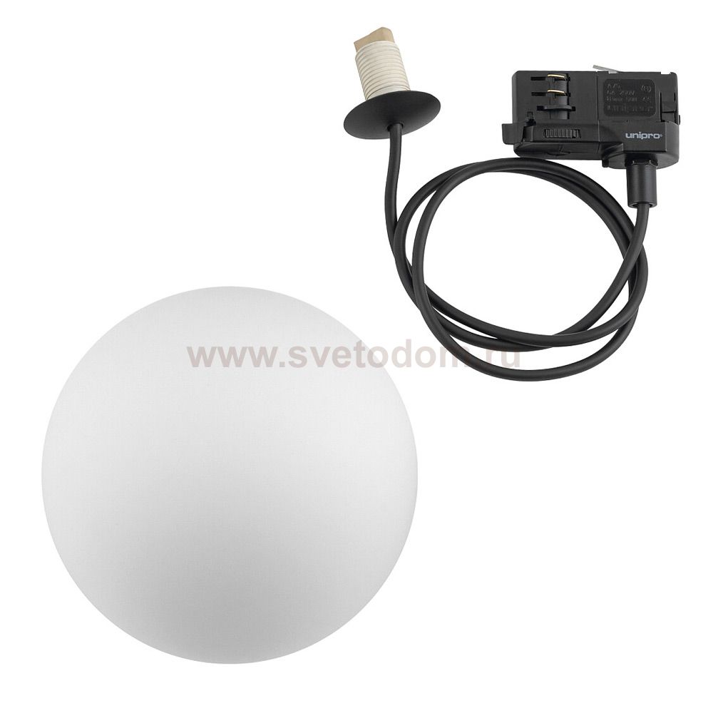 Трековый трехфазный светильник Nowodvorski Ctls Ctls Snowball Black (Cерия Ctls Snowball, Цвет Черный) арт. 11295