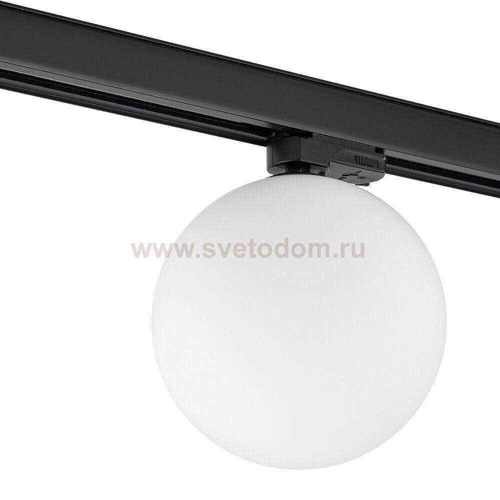 Трековый трехфазный светильник Nowodvorski Ctls Ctls Snowball Black (Cерия Ctls Snowball, Цвет Черный) арт. 11296